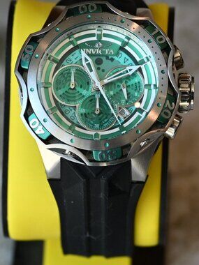 Invicta Venom 33633 Men’s Green Chronograph Watch 52mm